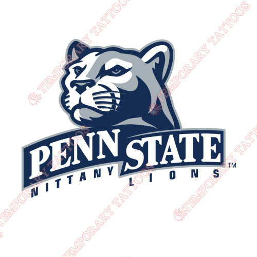 Penn State Nittany Lions Customize Temporary Tattoos Stickers NO.5870